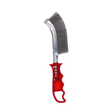 Cepillo Metálico Acero Mango Rojo Norton Metal y Madera