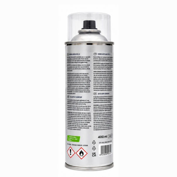 Spray Barniz Acrílico Brillante 1K B-5001 Besa 400 Ml