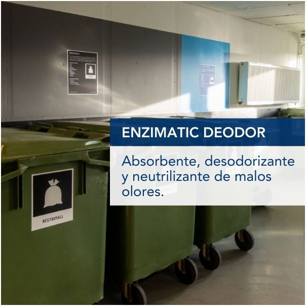 Absorvente Desodorizante y Neutralizador de Malos Olores Enzimatic Deodor 4 Kg
