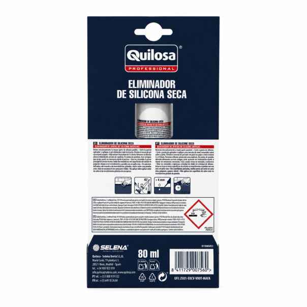 Eliminador de Silicona Seca Quilosa 80 Ml