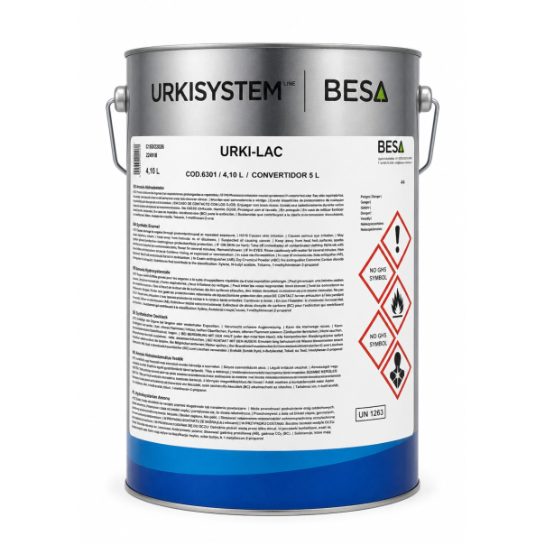 Esmalte Nitro Sintético 1K Urki-Lac BESA Carta Ral 5 Lt