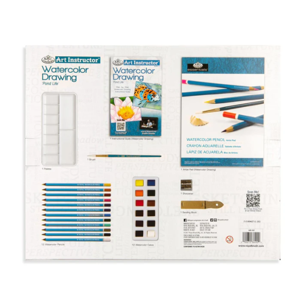 Set Acuarelas Dibujar Escenas de Estanques 30 Piezas Royal Langnickel