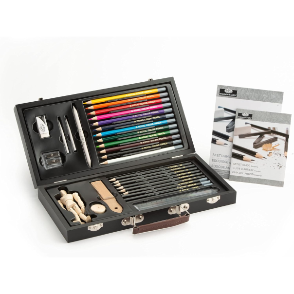 Set de Viaje de Arte para Bocetos y Dibujos 32 Piezas Royal Langnickel