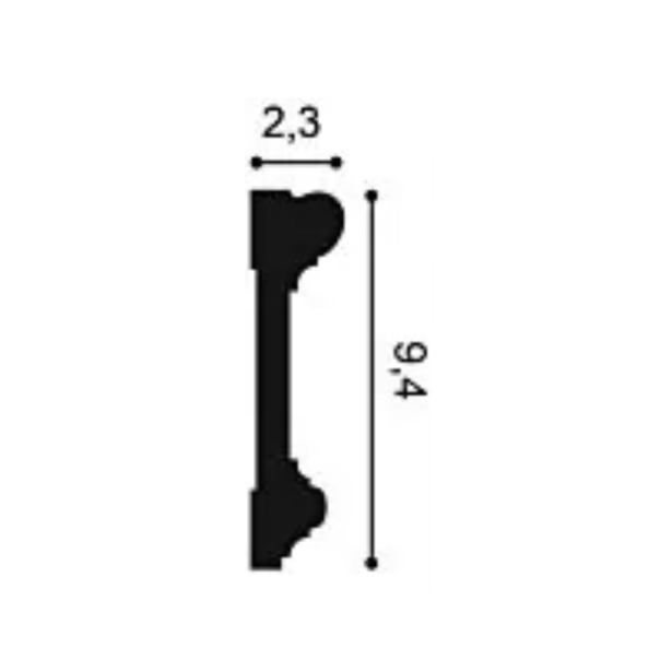 Orac Decor Moldura 260X9,4X2,3 Cm Dx121-2600