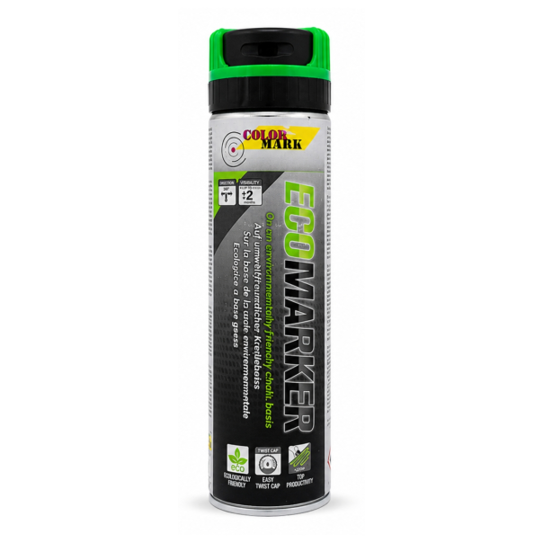 Spray Marcador Temporal Ecomarker Verde Fluor 500 Ml