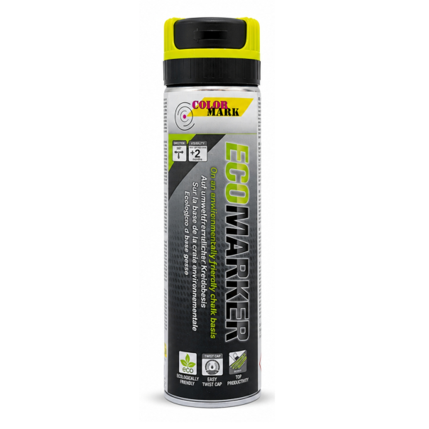 Spray Marcador Temporal Ecomarker Amarillo Fluor 500 Ml