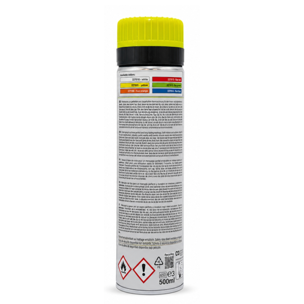 Spray Marcador Temporal Ecomarker Amarillo Fluor 500 Ml