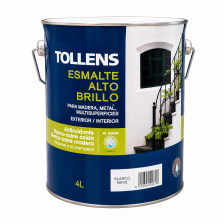 Esmalte Al Agua Alto Brillo Tollens 4 Lt