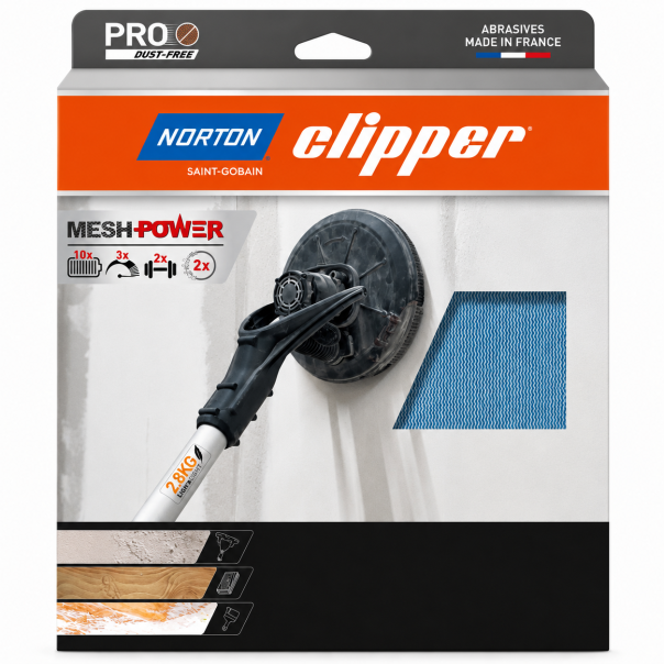 Pack 5 Discos Velcro 225 mm M920 Malla Jirafa Norton P60