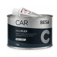 Masilla Elástica Para Plásticos 2C Masiflex Gris Ral 7024...
