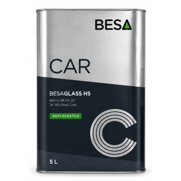 Barniz Hs 2:1 Anti-Scratch 2K Besaglass 5 Lt