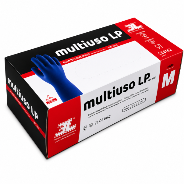 Guantes De Látex Extra Fuertes Multiuso LP 50 Uds. Talla M