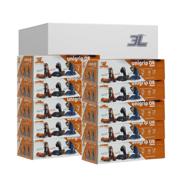 Pack 10 Cajas Guantes De Nitrilo Texturizado Unigrip Or 50 Uds. Talla XL