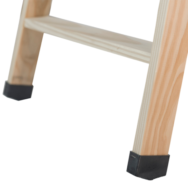 Escalera De Madera Abys 60 Tijera Profesional 5 Peldaños 6 cm