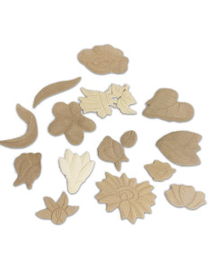 Lote 85 Siluetas Dm Hojas Y Flores