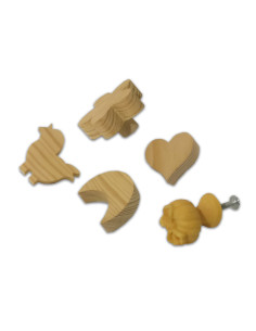 Lote 22 Pomos Y 7 Tiradores De Madera